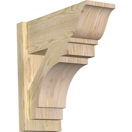 Ekena Millwork Merced Rough Sawn Traditional Outlooker, Douglas Fir, 8"W x 20"D x 20"H OUT08X20X20MRC01RDF